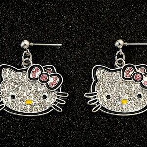 Hello Kitty Sparkling Rhinestone Earring - NWT